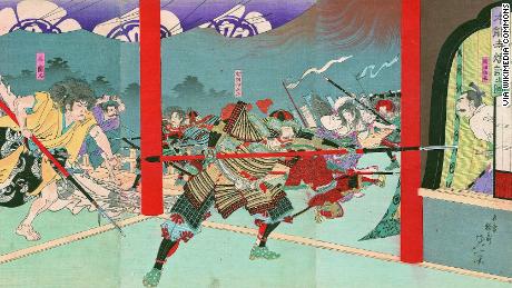 Nobunaga Oda was forced to commit &quot;harakiri&quot;, a form of Japanese ritual suicide by disembowelment after his defeat in the Battle of Honno-ji.