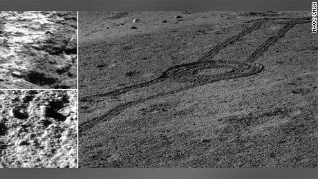 The landing site for Chang&#39;e-4.