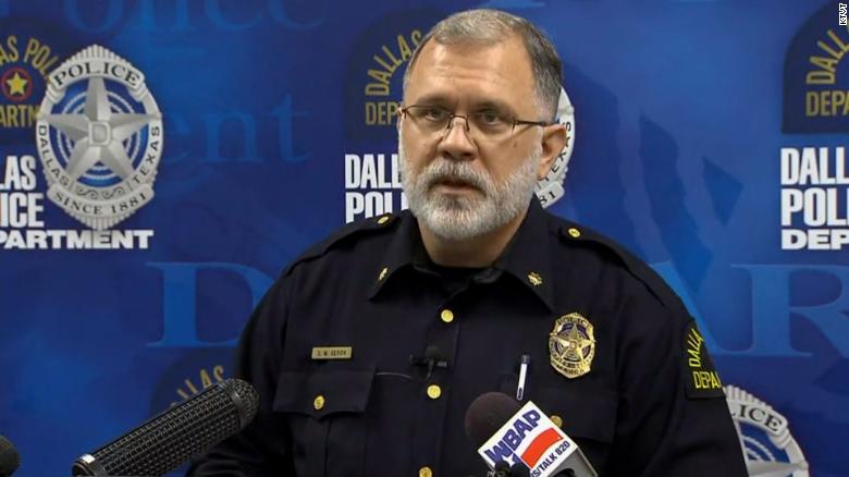 Dallas police Maj. Max Geron says Wednesday&#39;s raids are related to five new sex abuse allegations.