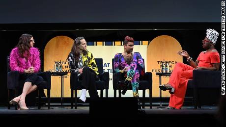 Alok Vaid-Menon attends a &quot;Being A Multihyphenate&quot; panel at the 2019 Tribeca Film Festival at Spring Studio on May 4, 2019 in New York City.