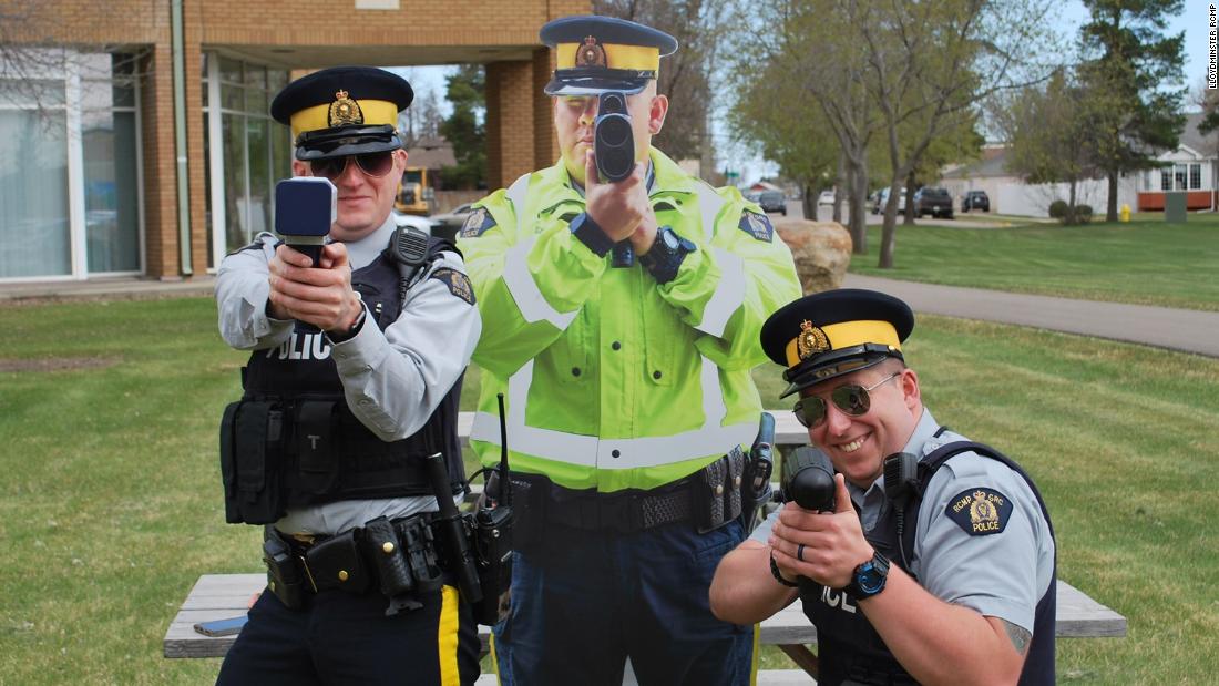 'Constable Scarecrow:' Police in Canadian town use cutouts of officers to catch speeders