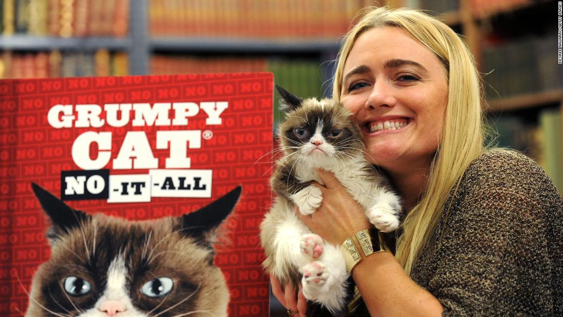 Grumpy cat hot sale real life