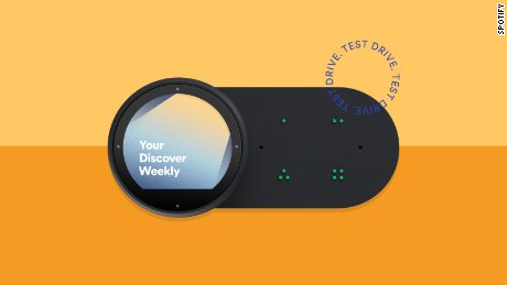 An image of Spotify&#39;s &quot;Car Thing,&quot; a new device it is tesing with select users. 