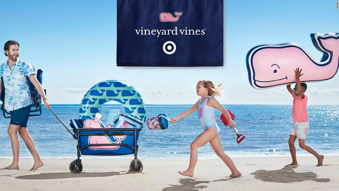 target vineyard vines beach bag