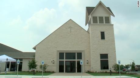 The worship building is almost three times bigger than the size of the old church, CNN affiliate KXAN reported