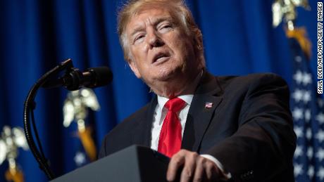 US President Donald Trump speaks during the National Association of Realtors Legislative Meetings and Trade Expo in Washington, DC, on May 17, 2019. (Photo by SAUL LOEB / AFP)        (Photo credit should read SAUL LOEB/AFP/Getty Images)