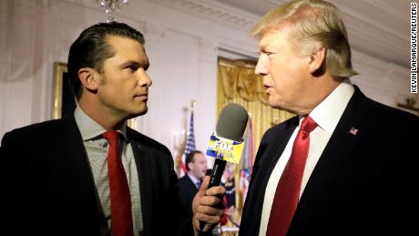 Fox News host Pete Hegseth has privately encouraged Trump to pardon servicemen accused of war crimes 