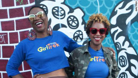 T. Morgan Dixon, left, and Vanessa Garrison founded GirlTrek.