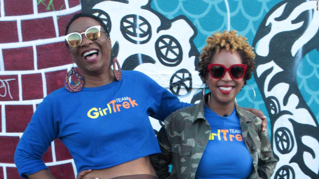T. Morgan Dixon, left, and Vanessa Garrison founded GirlTrek.