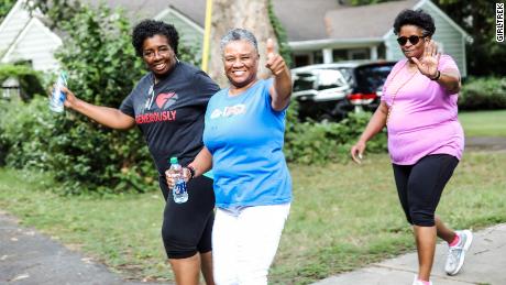 Walkers in Charlotte, North Carolina want to be role models.