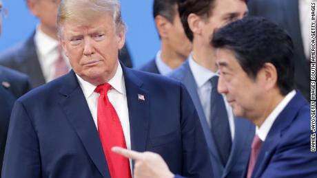 Sumo, golf and barbeque: Trump and Abe bond after a tweet underscored divides