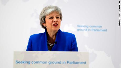 Theresa May offers vote on second referendum if lawmakers back &#39;new Brexit deal&#39; 