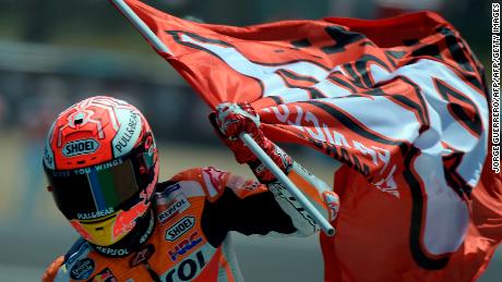 Another day, another win for Marquez ... this time at the Spanish Grand Prix in May.