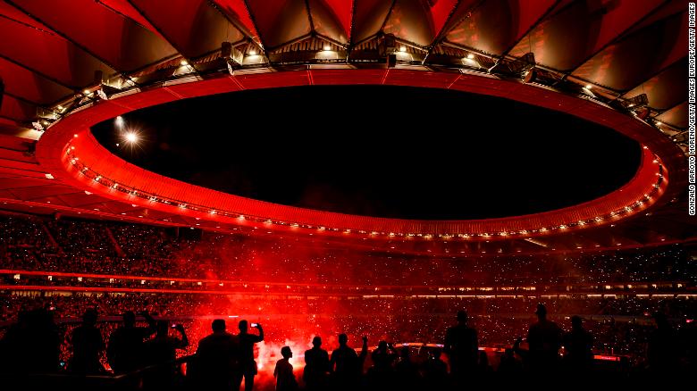 UEFA orders partial closure of Atlético Madrid’s stadium