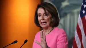 House Speaker Nancy Pelosi (D-CA) speaks during her weekly news conference on Capitol Hill May 23, 2019 in Washington, DC. Speaker Pelosi said she is concerned for the President Trump's well being and that of the country. (Mark Wilson/Getty Images)