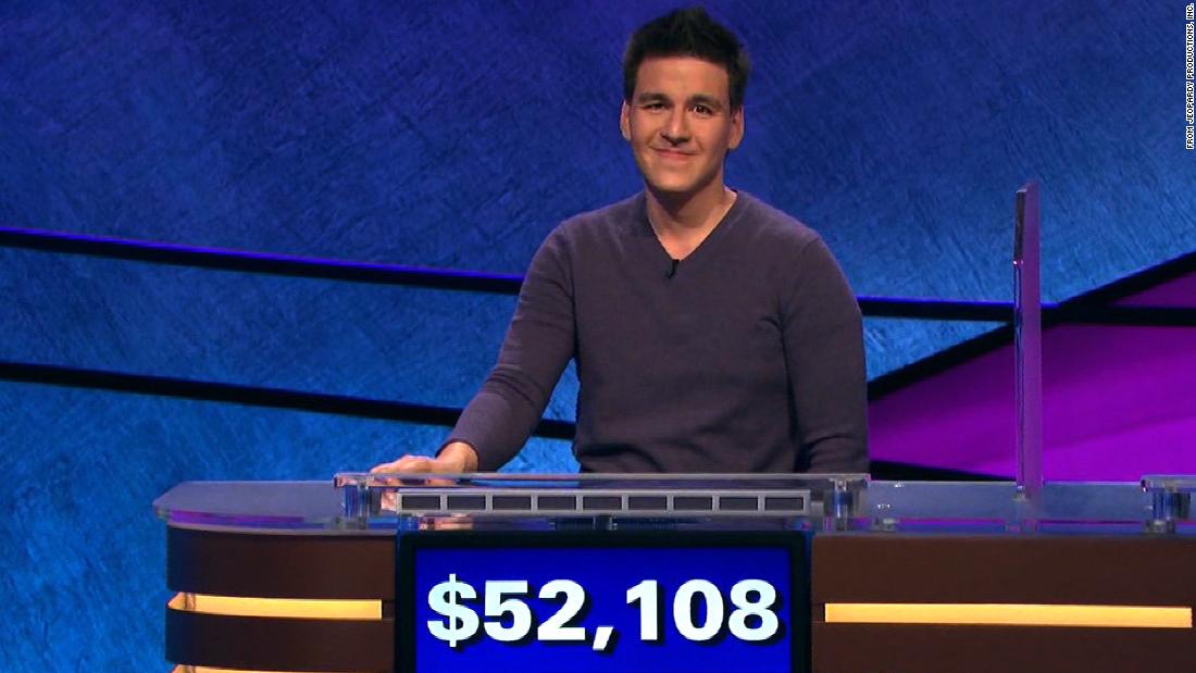 'Jeopardy!' contestant James Holzhauer is $9K shy of $2 million - CNN