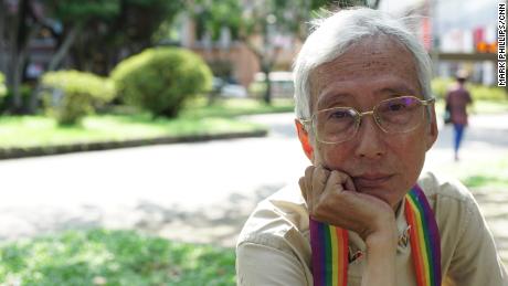 LGBT rights activist Chi Chia-Wei in Taiwan on Thursday, the day before same-sex marriage becomes legal on the island