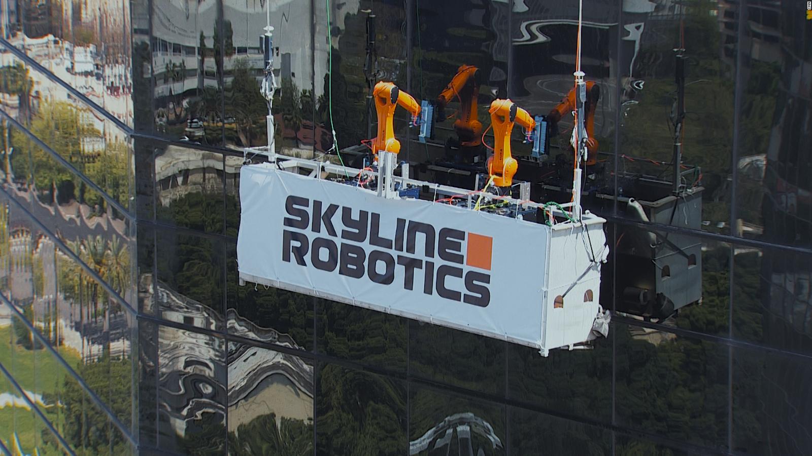 Robots Find A New Job Skyscraper Window Washers Cnn