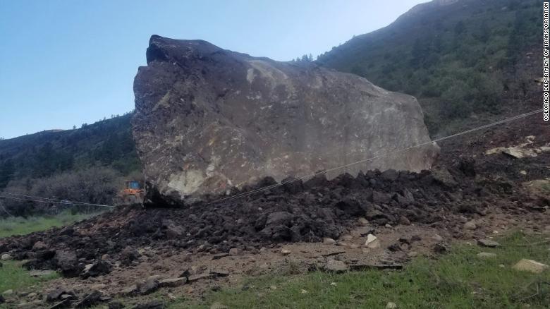 Two GIANT boulders the size of a building destroy Colorado highway  190525112404-04-co-boulder-exlarge-169