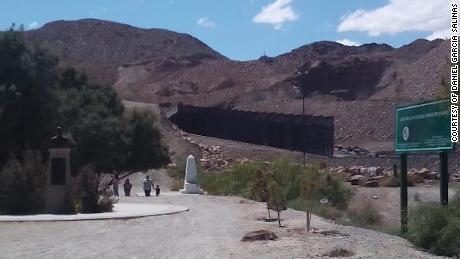 Daniel Garcia Salinas says the wall went up rapidly behind a museum he directs nearby on Mexico&#39;s side of the border.