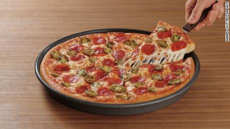   The relaunched personal pizza pizza from Pizza Hut. 