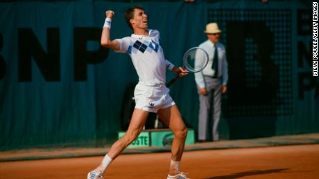 Ivan Lendl beat John McEnroe to win the first of three French Open titles in 1984.