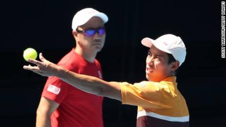 Michael Chang is coach to Japanese star Kei Nishikori. 