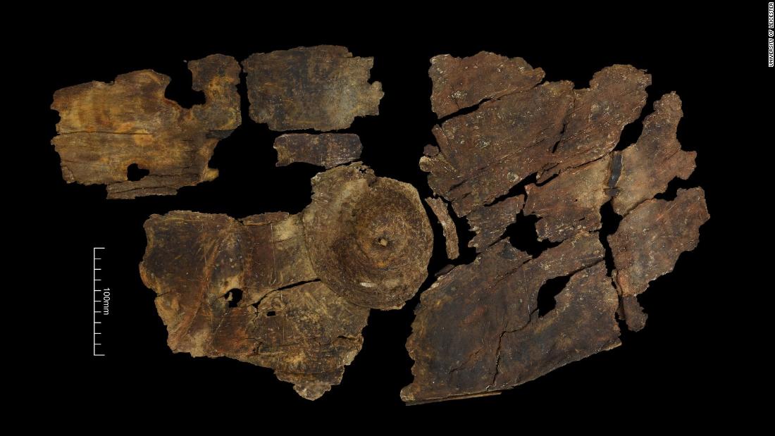 Radiocarbon dating has revealed that this Iron Age wooden shield was made between 395 and 255 BC.