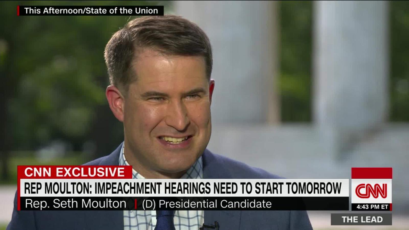 Rep. Moulton House needs to begin impeachment hearings 'tomorrow