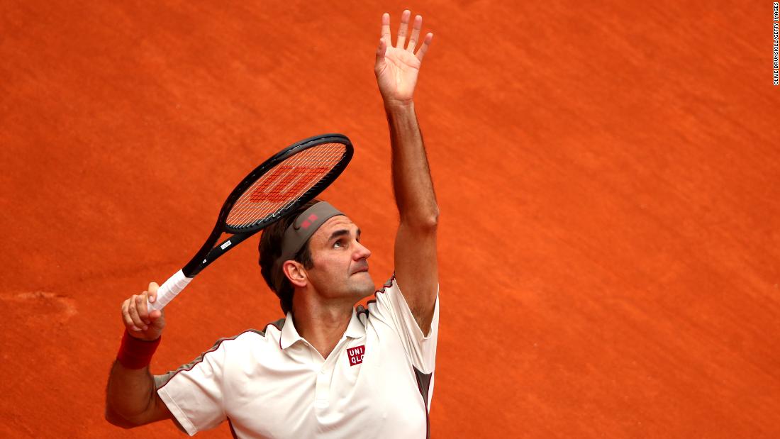 Breaking late in each set was the key for Federer, who was never broken himself. 
