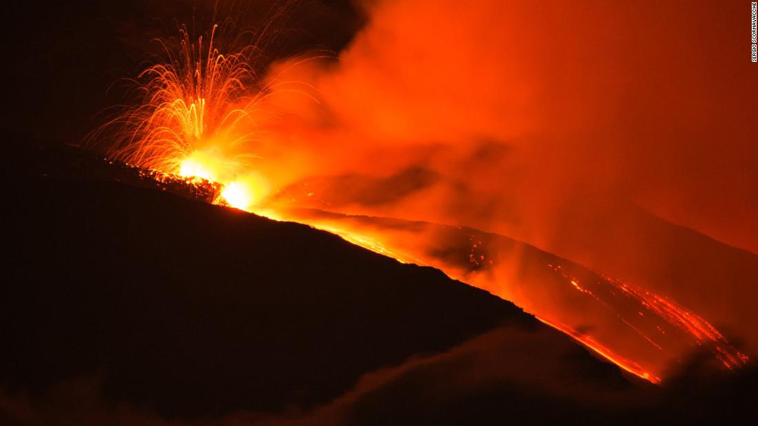 Las impresionantes imágenes del monte Etna en erupción - CNN Video