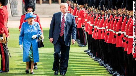 Trump arrives for festive visit with Queen Elizabeth