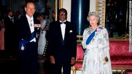 President Robert Mugabe has visited the UK on multiple occasions over the years, pictured in 1994. 