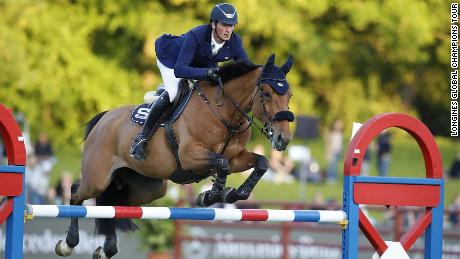 German Daniel Deusser clinched victory at the Longines Global Champions Tour stop in Hamburg on Saturday. 