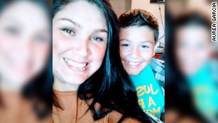 Aurea Garcia and her son Eduardo Posso in November of 2017.