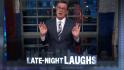 Stephen Colbert skewers Trump's UK trip