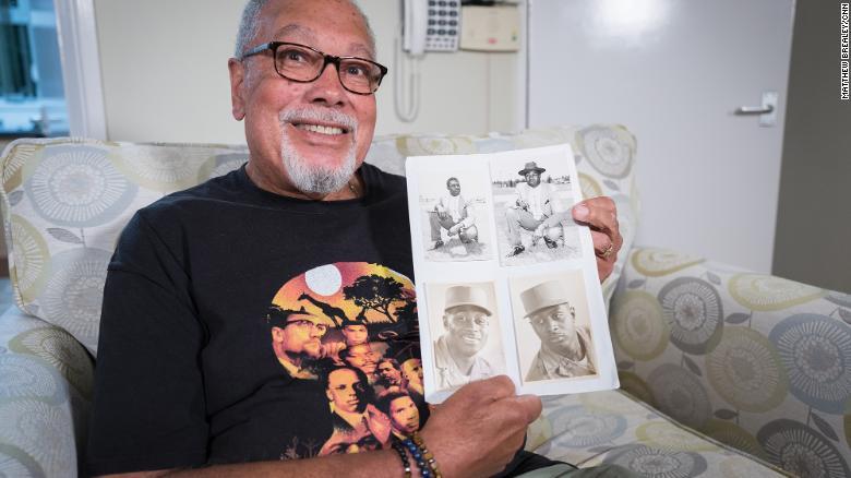 Dave Greene with photographs of his father, who was serving as a photographer in the US Army when he met Dave&#39;s mother during World War II. Her family would not let her move to the US.