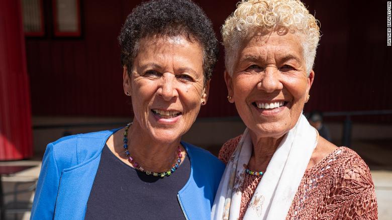 Deborah Prior and Carol Edwards grew up together at Holnicote House, and have remained friends.