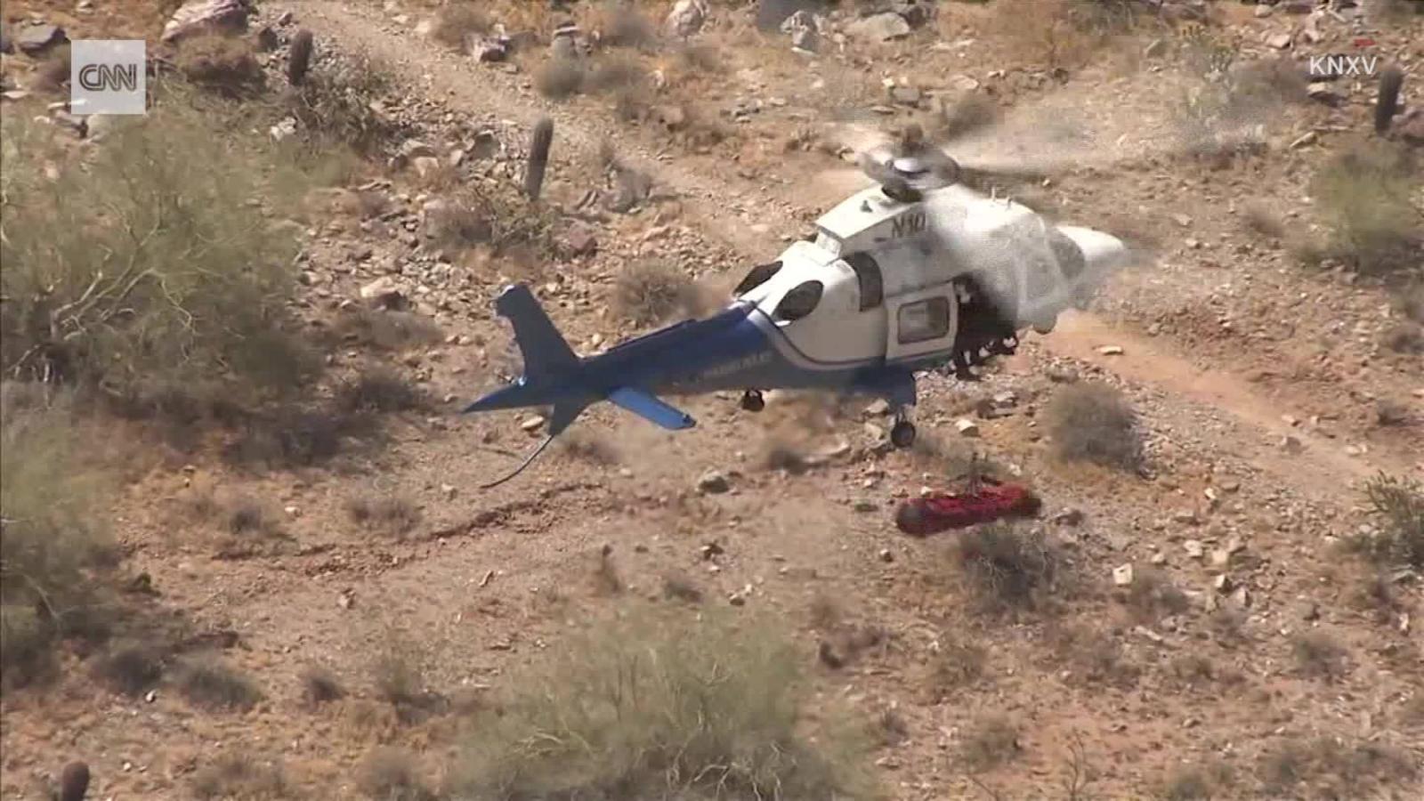 Watch a helicopter rescue go wildly off track - CNN Video