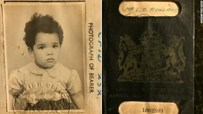 Leon Lomax&#39;s British passport, used when he flew alone to the US to live with his former GI father.