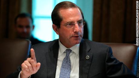 Azar lays part of blame for Covid-19 death toll on state of Americans&#39; health