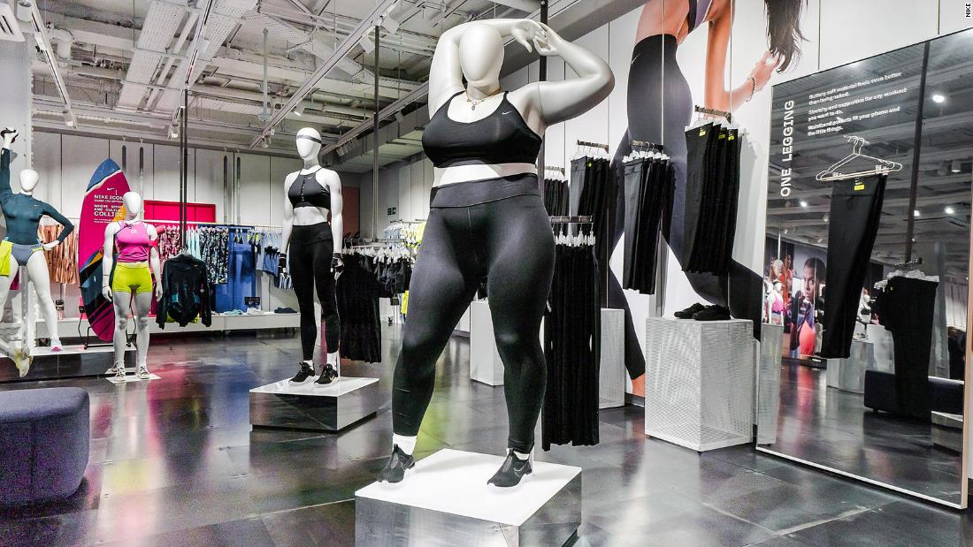 Nike plus-size mannequins to London store - CNN Style