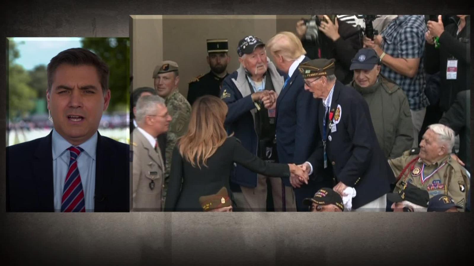 Jim Acosta Praises President Trumps D Day Speech Cnn Video 