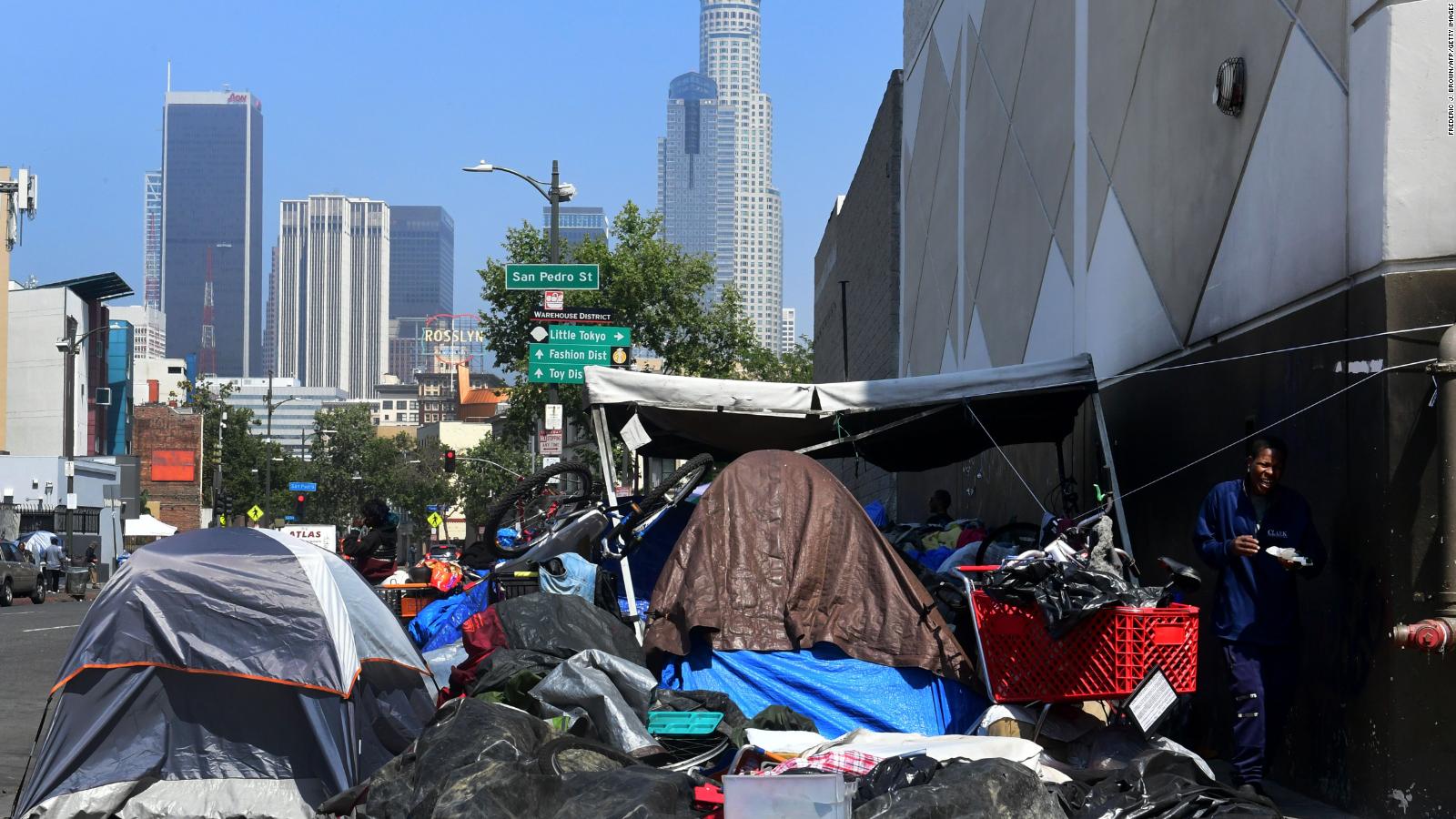 Los Angeles Homeless Crisis Too Many Tents Too Few Beds Cnnpolitics