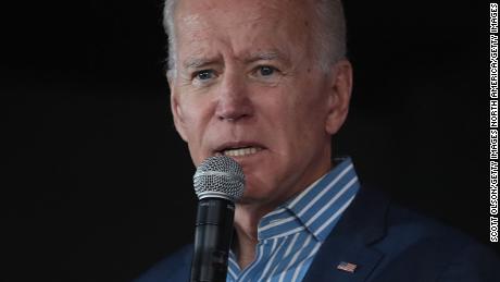 IOWA CITY, IOWA -- MAY 01: Democratic presidential candidate and former vice president Joe Biden speaks to guests during a campaign event at Big Grove Brewery and Taproom on May 1, 2019 in Iowa City, Iowa. Biden is on his first visit to the state since announcing that he was officially seeking the Democratic nomination for president.   (Photo by Scott Olson/Getty Images)