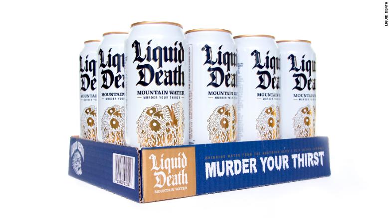 With the tagline &quot;Murder Your Thirst,&quot; Liquid Death applies the bold marketing of energy drinks to a water-in-a-can beverage. 