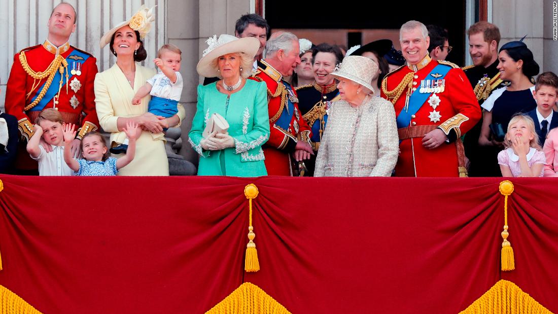 Royal family appears on balcony for Queen's birthday CNN Video