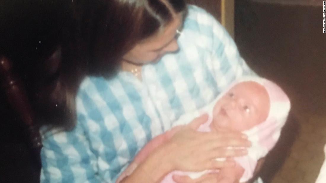In 2017, Swalwell posted this old photo of him and his mom. &quot;Big #happymothersday2017 to my Mom, Vicky, who still cares for me like she&#39;s holding me for the first time,&quot; &lt;a href=&quot;https://twitter.com/repswalwell/status/863795139432505346&quot; target=&quot;_blank&quot;&gt;Swalwell said on Twitter.&lt;/a&gt;