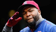 BOSTON, MASSACHUSETTS - APRIL 11:  David Ortiz #34 of the Boston Red Sox enters the dugout after batting practice before the Red Sox home opener against the Baltimore Orioles at Fenway Park on April 11, 2016 in Boston, Massachusetts.  (Photo by Maddie Meyer/Getty Images)