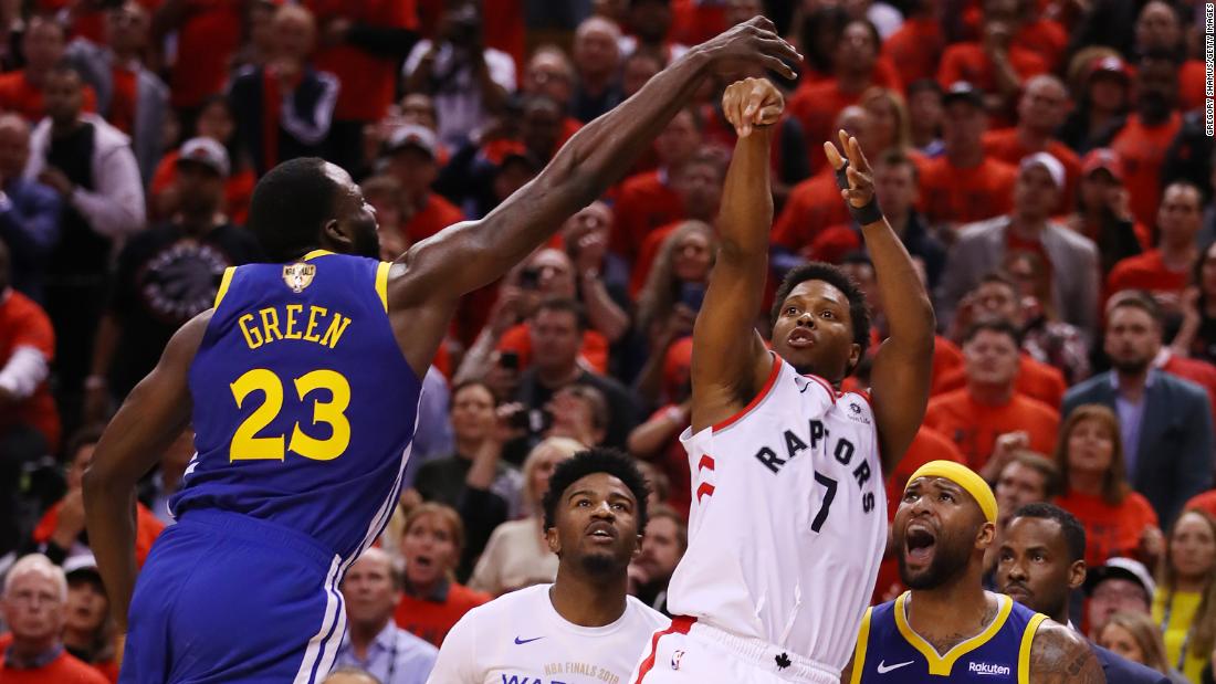 Lowry had a shot to win Game 5 at the buzzer, but it was blocked by Green.